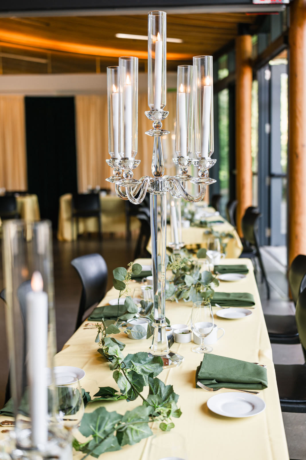 A table set for Sula's afternoon tea in Vancouver