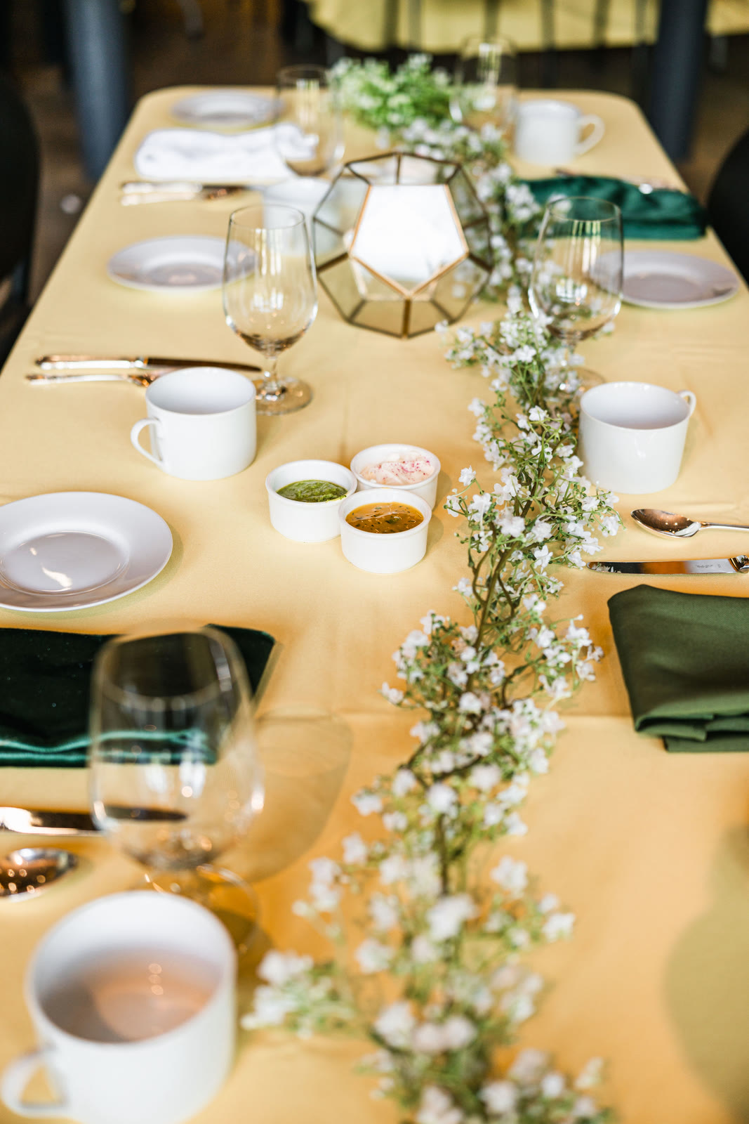Indian-inspired afternoon tea spread at Sula Vancouver