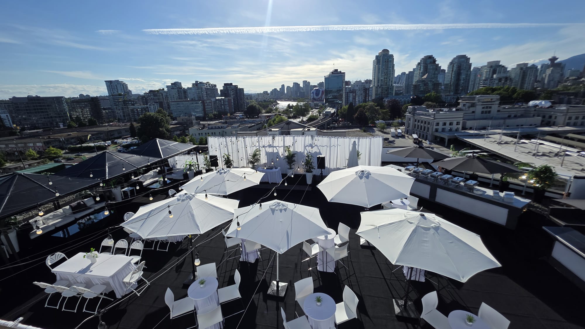 Live barbeque on the Sula rooftop in Vancouver